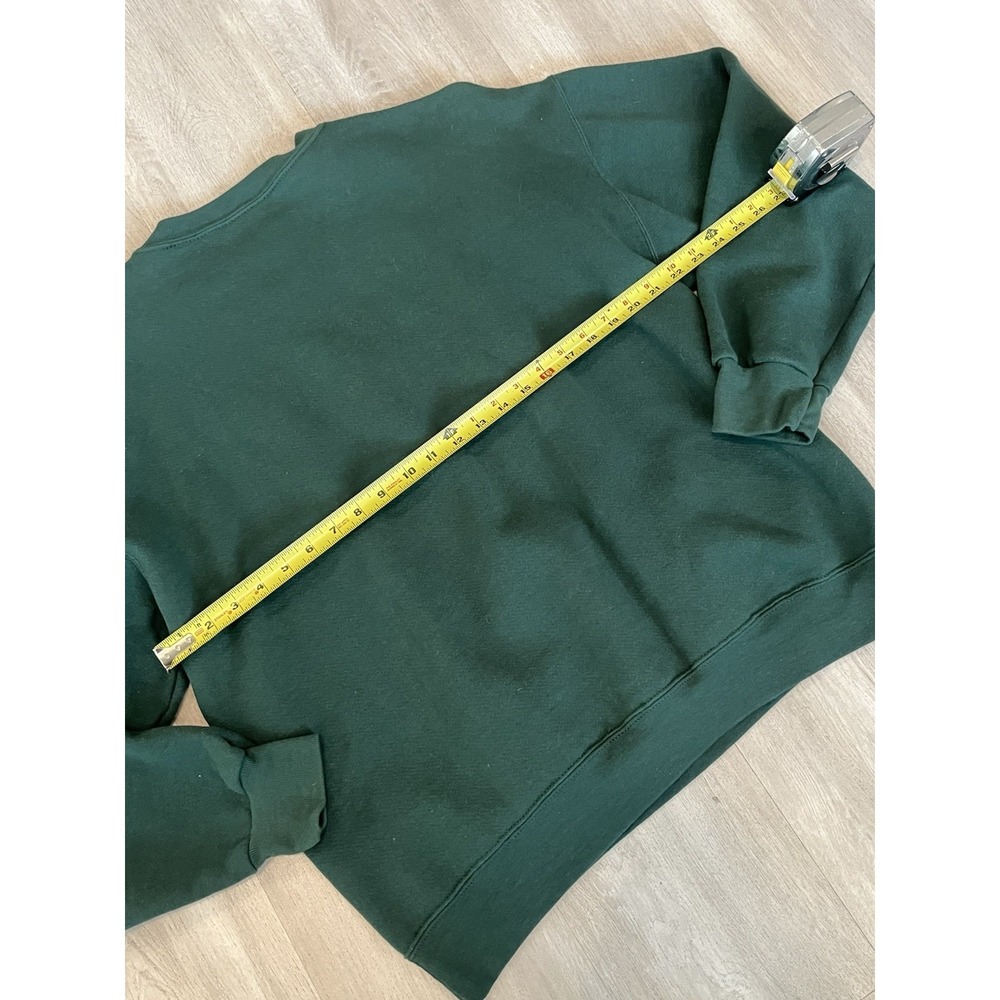 Men's VTG NFL Packers Embroidered Green Crewneck Sweater L - Picture 6 of 7